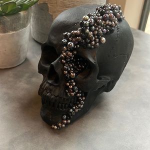 Beaded Skull art